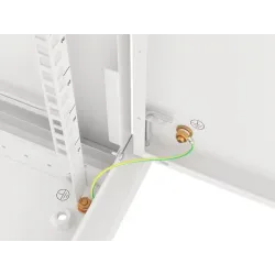 Szafa instalacyjna Rack wisząca 19" 6U 600x600 szara | PartsPC.pl