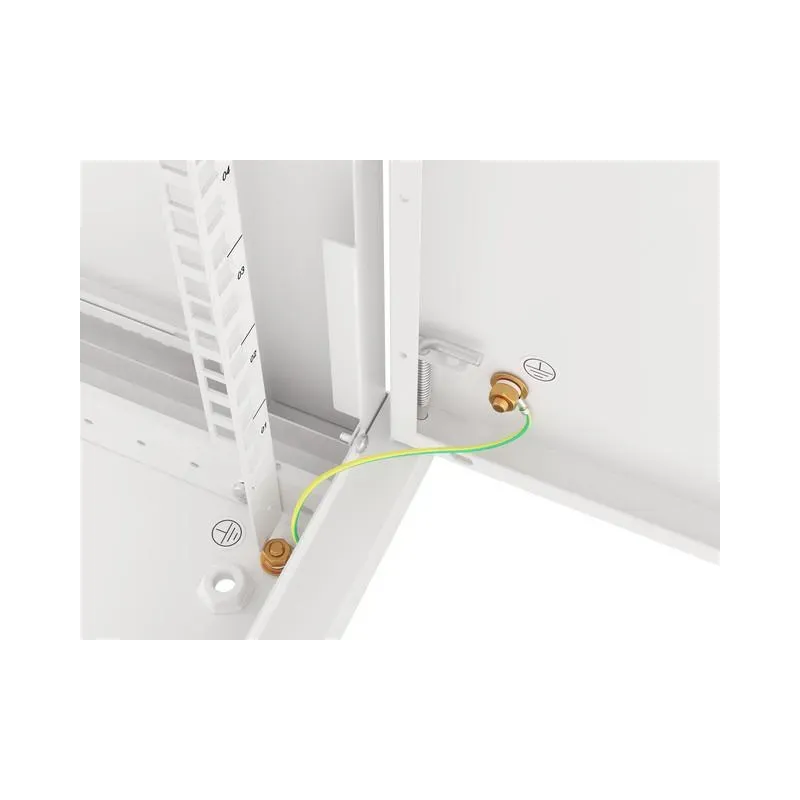 Szafa instalacyjna Rack wisząca 19" 6U 600x600 szara | PartsPC.pl