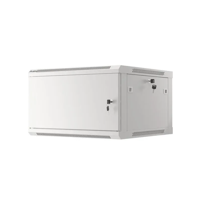 Szafa instalacyjna Rack wisząca 19" 6U 600x600 szara | PartsPC.pl