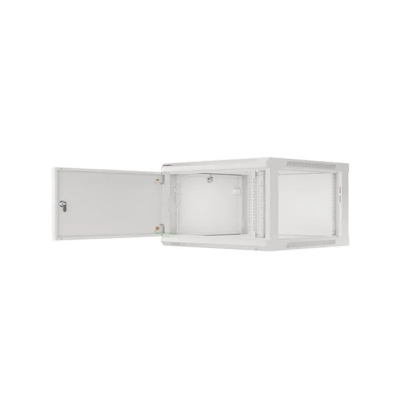 Szafa instalacyjna Rack wisząca 19" 6U 600x600 szara | PartsPC.pl