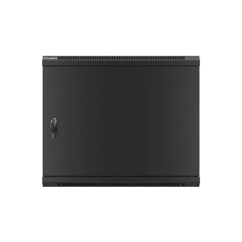 Szafa instalacyjna Rack wisząca 19" 9U 600x450 czarna | PartsPC.pl