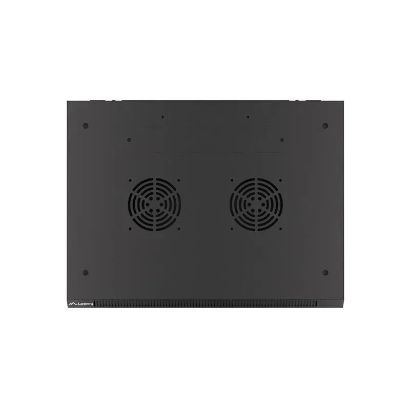 Szafa instalacyjna Rack wisząca 19" 9U 600x450 czarna | PartsPC.pl