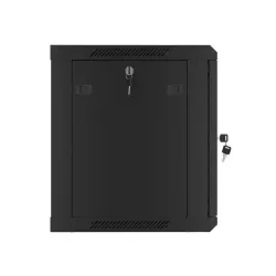 Szafa instalacyjna Rack wisząca 19" 9U 600x450 czarna | PartsPC.pl