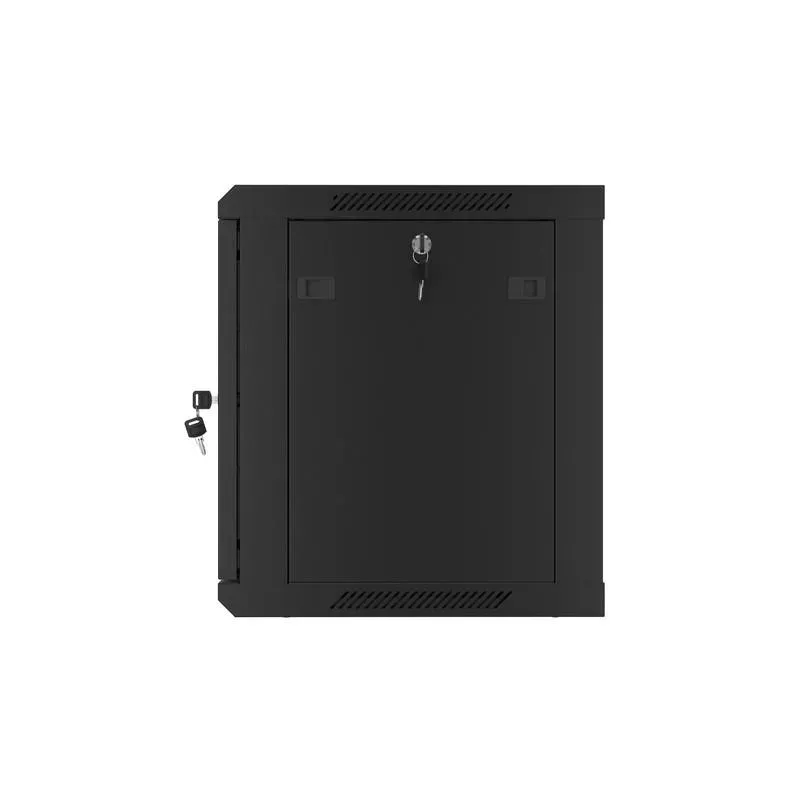 Szafa instalacyjna Rack wisząca 19" 9U 600x450 czarna | PartsPC.pl