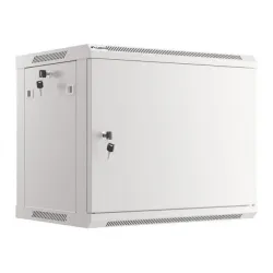 Szafa instalacyjna Rack wisząca 19" 9U 600x450 szara | PartsPC.pl