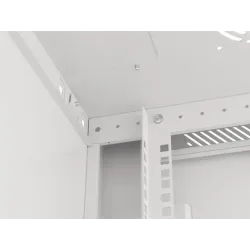 Szafa instalacyjna Rack wisząca 19" 9U 600x450 szara | PartsPC.pl