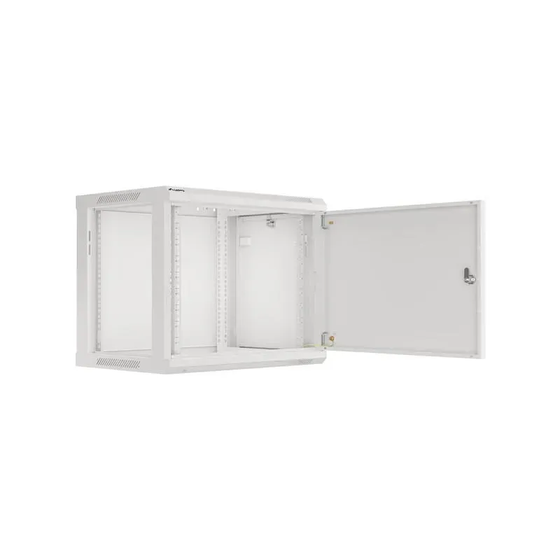 Szafa instalacyjna Rack wisząca 19" 9U 600x450 szara | PartsPC.pl