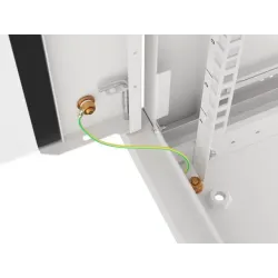 Szafa instalacyjna Rack wisząca 19" 9U 600x450 szara | PartsPC.pl