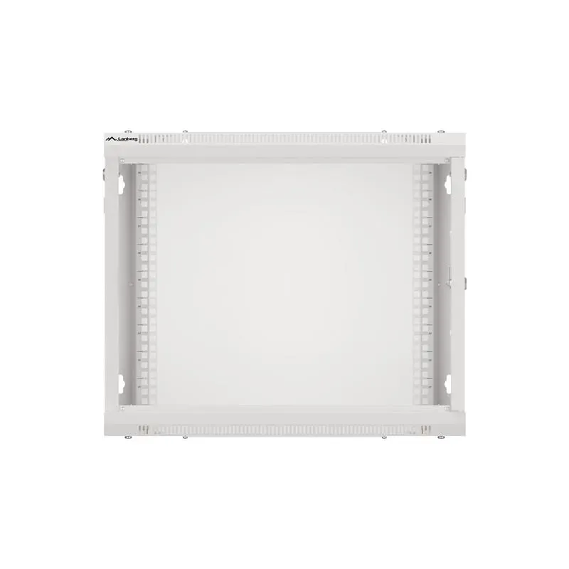 Szafa instalacyjna Rack wisząca 19" 9U 600x450 szara | PartsPC.pl