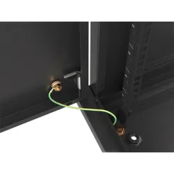 Szafa instalacyjna Rack wisząca 19" 9U 600x600 czarna | PartsPC.pl