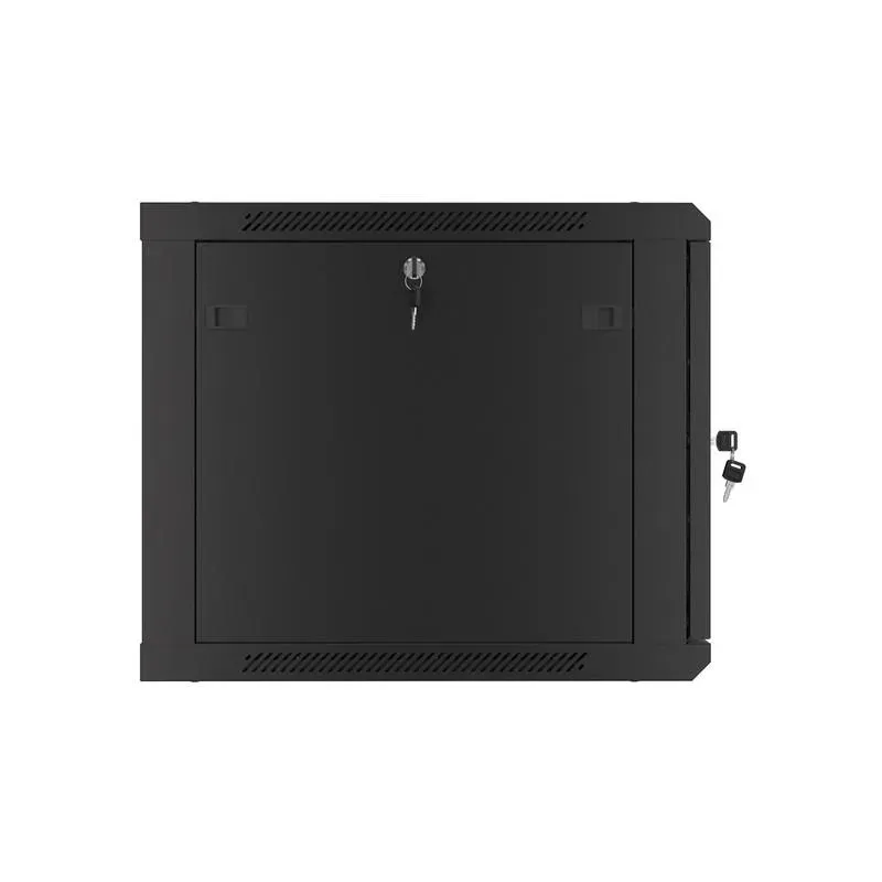 Szafa instalacyjna Rack wisząca 19" 9U 600x600 czarna | PartsPC.pl
