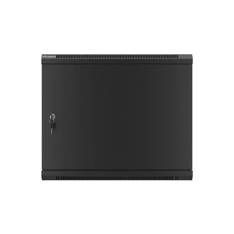 Szafa instalacyjna Rack wisząca 19" 9U 600x600 czarna | PartsPC.pl