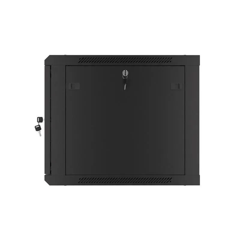 Szafa instalacyjna Rack wisząca 19" 9U 600x600 czarna | PartsPC.pl