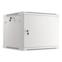 Szafa instalacyjna Rack wisząca 19" 9U 600x600 szara | PartsPC.pl