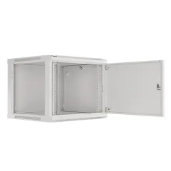 Szafa instalacyjna Rack wisząca 19" 9U 600x600 szara | PartsPC.pl