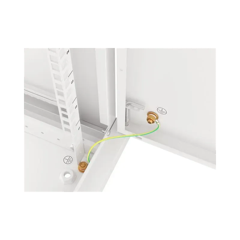 Szafa instalacyjna Rack wisząca 19" 9U 600x600 szara | PartsPC.pl