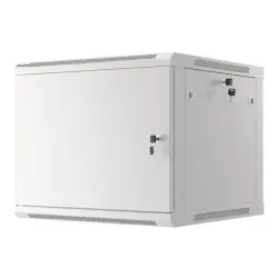 Szafa instalacyjna Rack wisząca 19" 9U 600x600 szara | PartsPC.pl