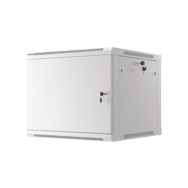 Szafa instalacyjna Rack wisząca 19" 9U 600x600 szara | PartsPC.pl