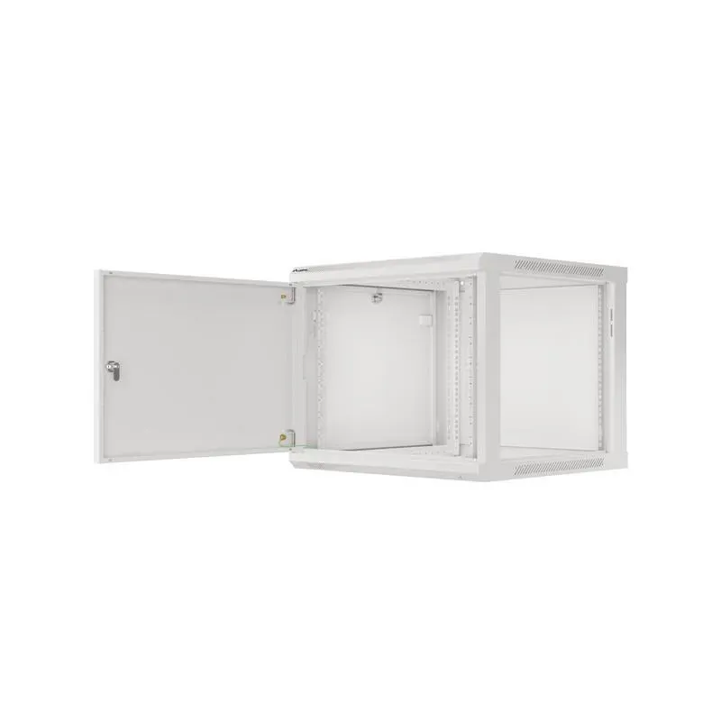 Szafa instalacyjna Rack wisząca 19" 9U 600x600 szara | PartsPC.pl