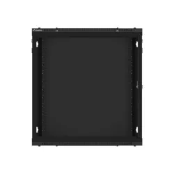 Szafa instalacyjna Rack wisząca 19" 12U 600x450 czarna | PartsPC.pl