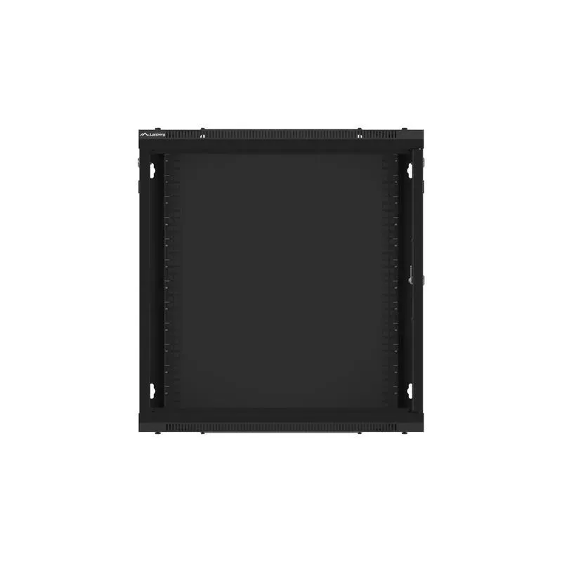 Szafa instalacyjna Rack wisząca 19" 12U 600x450 czarna | PartsPC.pl