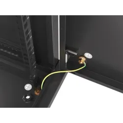 Szafa instalacyjna Rack wisząca 19" 12U 600x450 czarna | PartsPC.pl