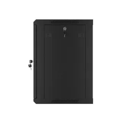 Szafa instalacyjna Rack wisząca 19" 12U 600x450 czarna | PartsPC.pl