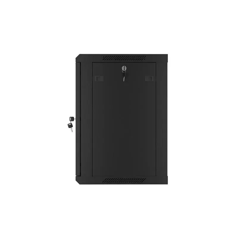 Szafa instalacyjna Rack wisząca 19" 12U 600x450 czarna | PartsPC.pl