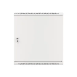 Szafa instalacyjna Rack wisząca 19" 12U 600x450 szara drzwi metalowe