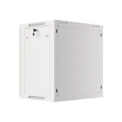 Szafa instalacyjna Rack wisząca 19" 12U 600x450 szara drzwi metalowe