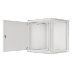 Szafa instalacyjna Rack wisząca 19" 12U 600x600 szara | PartsPC.pl