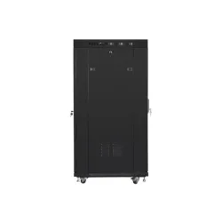 Szafa instalacyjna Rack stojąca 19" 27U 800x1000 czarna | PartsPC.pl
