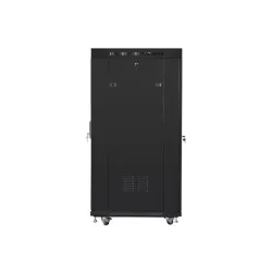 Szafa instalacyjna Rack stojąca 19" 27U 800x1000 czarna | PartsPC.pl