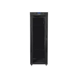 Szafa instalacyjna Rack stojąca 19" 37U 800x1000 czarna | PartsPC.pl
