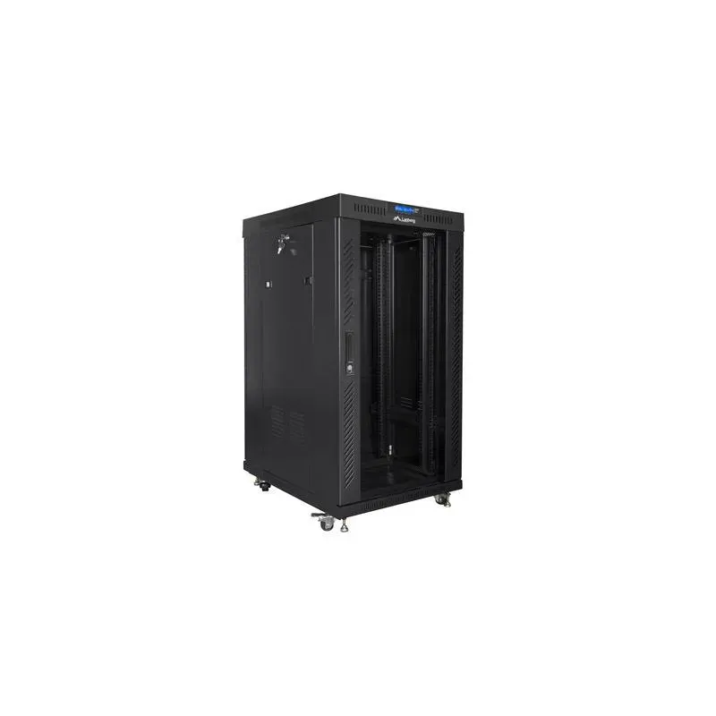 Szafa instalacyjna Rack stojąca 19" 22U 800x800 Drzwi | PartsPC.pl