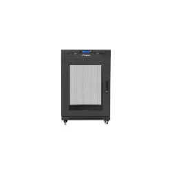 Szafa instalacyjna Rack stojąca 19" 15U 800x1000 Drzwi Perforowane czarna