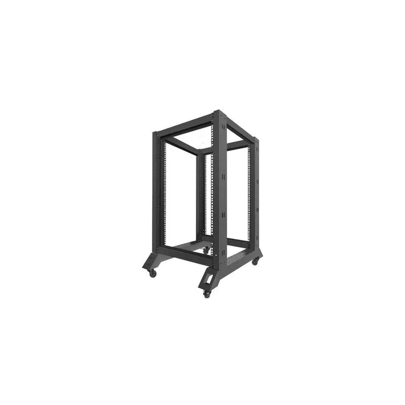 Stojak Open Rack Lanberg OR01-6818-B 18U 600x800 czarny | PartsPC.pl