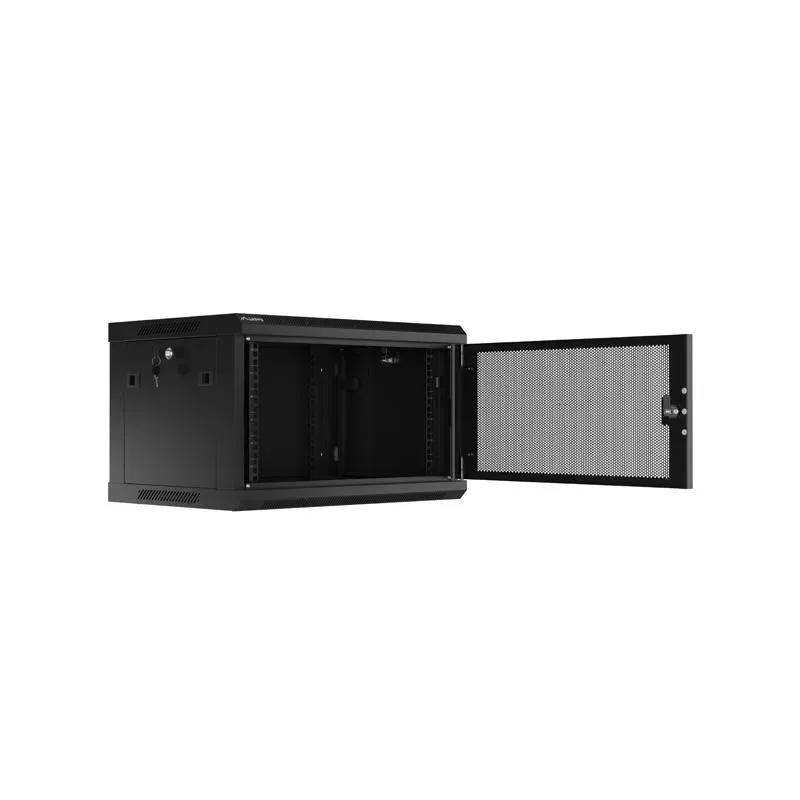 Szafa instalacyjna Lanberg rack wisząca 19" 6U 600x450 drzwi perforowane