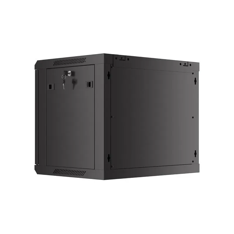 Szafa instalacyjna Lanberg rack wisząca 19" 9U 600x450 drzwi perforowane