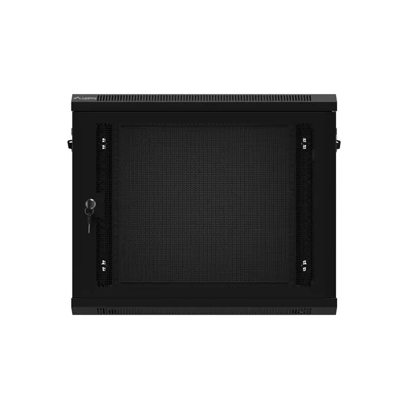 Szafa instalacyjna Lanberg rack wisząca 19" 9U 600x450 drzwi perforowane