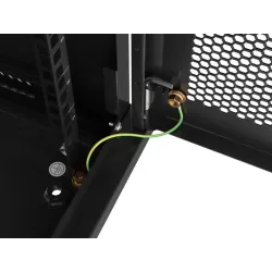 Szafa instalacyjna Lanberg rack wisząca 19" 9U 600x450 drzwi perforowane