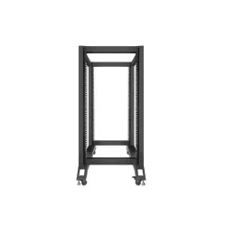 Stojak Open Rack Lanberg 22U 600x1000 czarny | PartsPC.pl