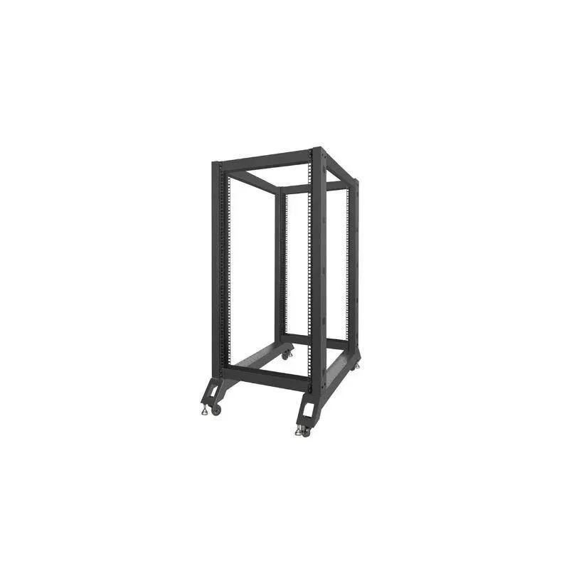 Stojak Open Rack Lanberg 22U 600x1000 czarny | PartsPC.pl