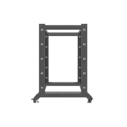 Stojak Open Rack Lanberg 22U 600x1000 czarny | PartsPC.pl