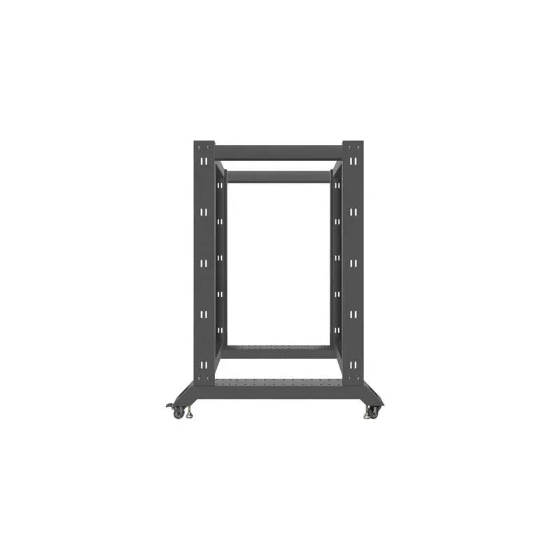 Stojak Open Rack Lanberg 22U 600x1000 czarny | PartsPC.pl