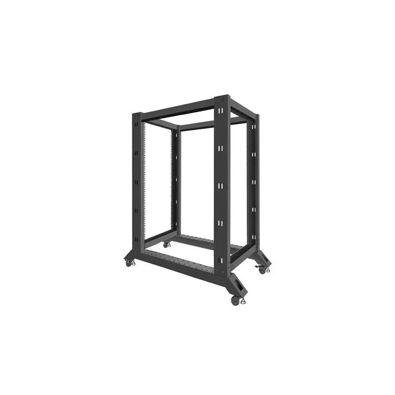 Stojak Open Rack Lanberg 22U 600x1000 czarny | PartsPC.pl