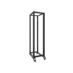 Stojak Open Rack Lanberg 42U 600x1000 czarny | PartsPC.pl