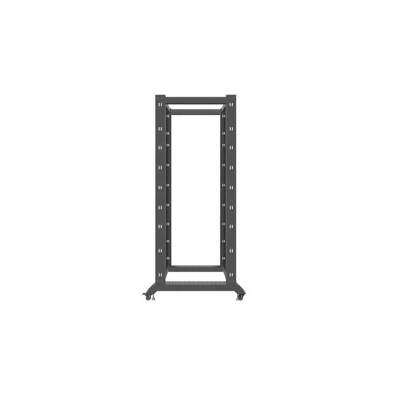 Stojak Open Rack Lanberg 42U 600x1000 czarny | PartsPC.pl