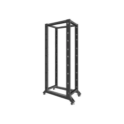 Stojak Open Rack Lanberg 42U 600x1000 czarny | PartsPC.pl
