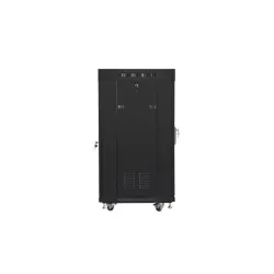 Szafa instalacyjna Rack stojąca 19" 22U 600x600 czarna | PartsPC.pl